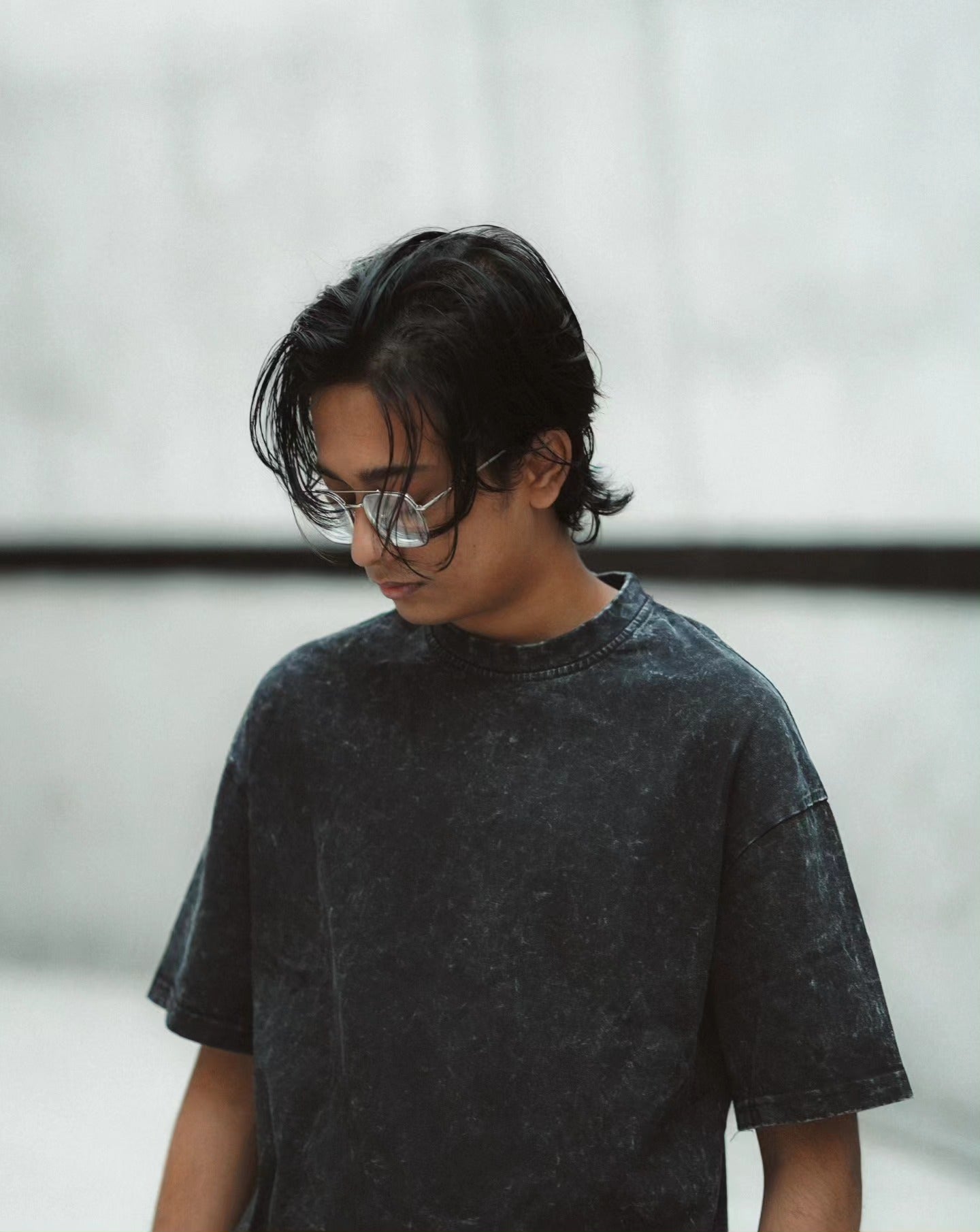 Premium Oversized Acid-Wash T-Shirt