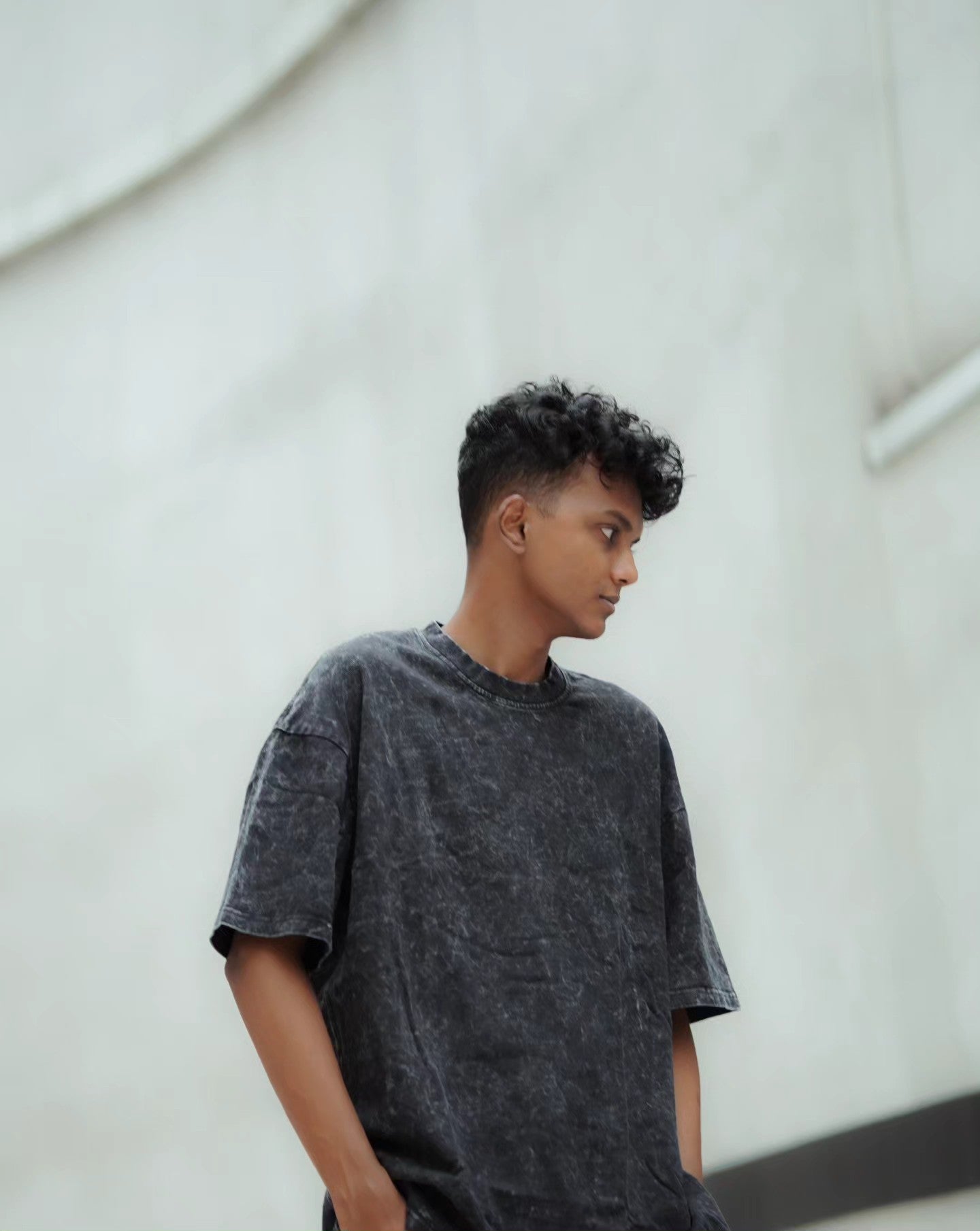 Premium Oversized Acid-Wash T-Shirt