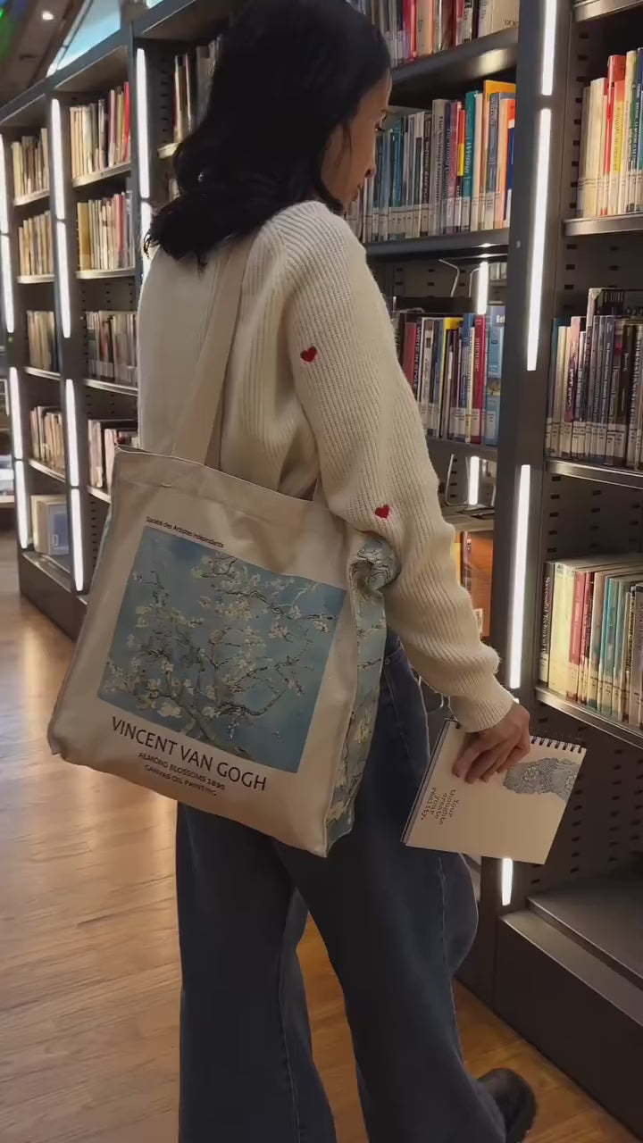 DTF printerd Starry night tote bag 🛍️